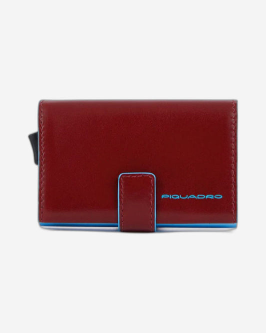 Piquadro  Double Compact Wallet For Credit Cards PP5472B2BLR/R