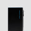 Piquadro Blue Square Pop-Up Card Holder Wallet Black