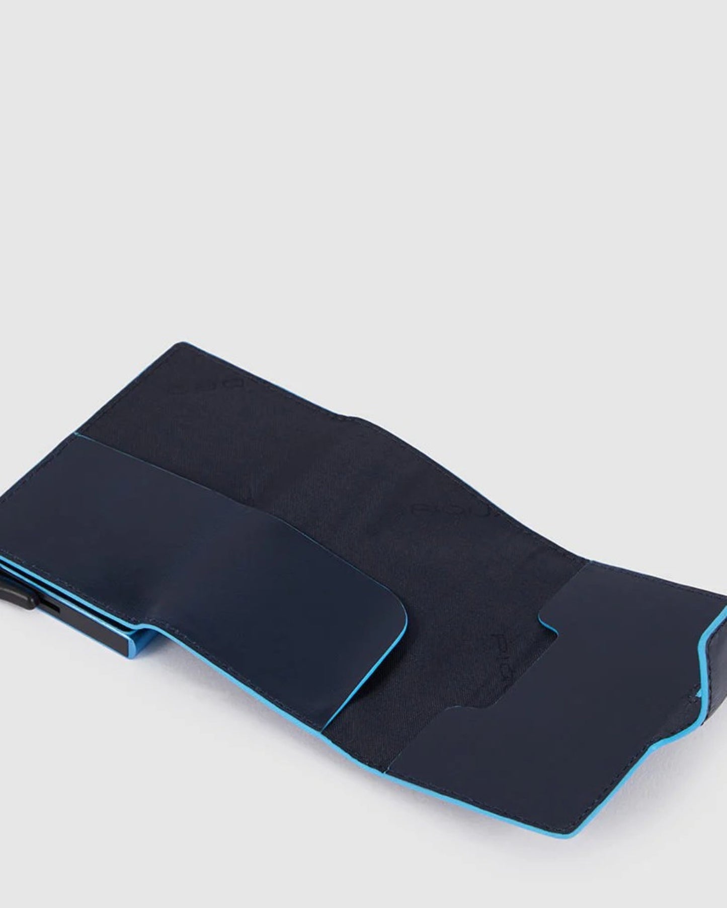 Piquadro Blue Square RFID Protection Card Holder Blue