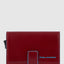 Piquadro Blue Square RFID Protection Card Holder Red
