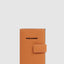 Piquadro Metal Credit Card Holder Tobacco Brown