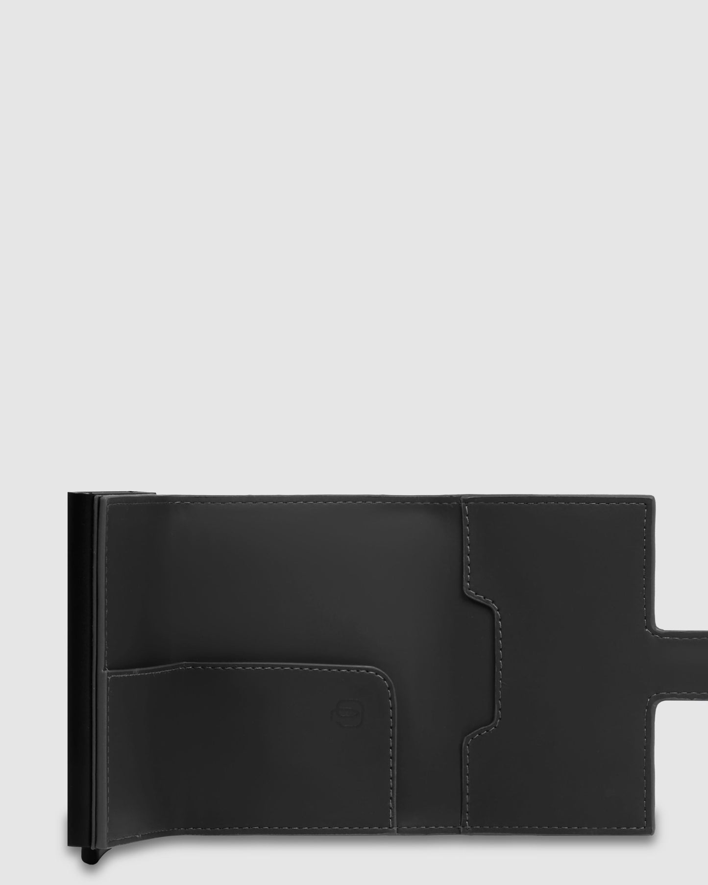 Piquadro Metal Credit Card Holder Black