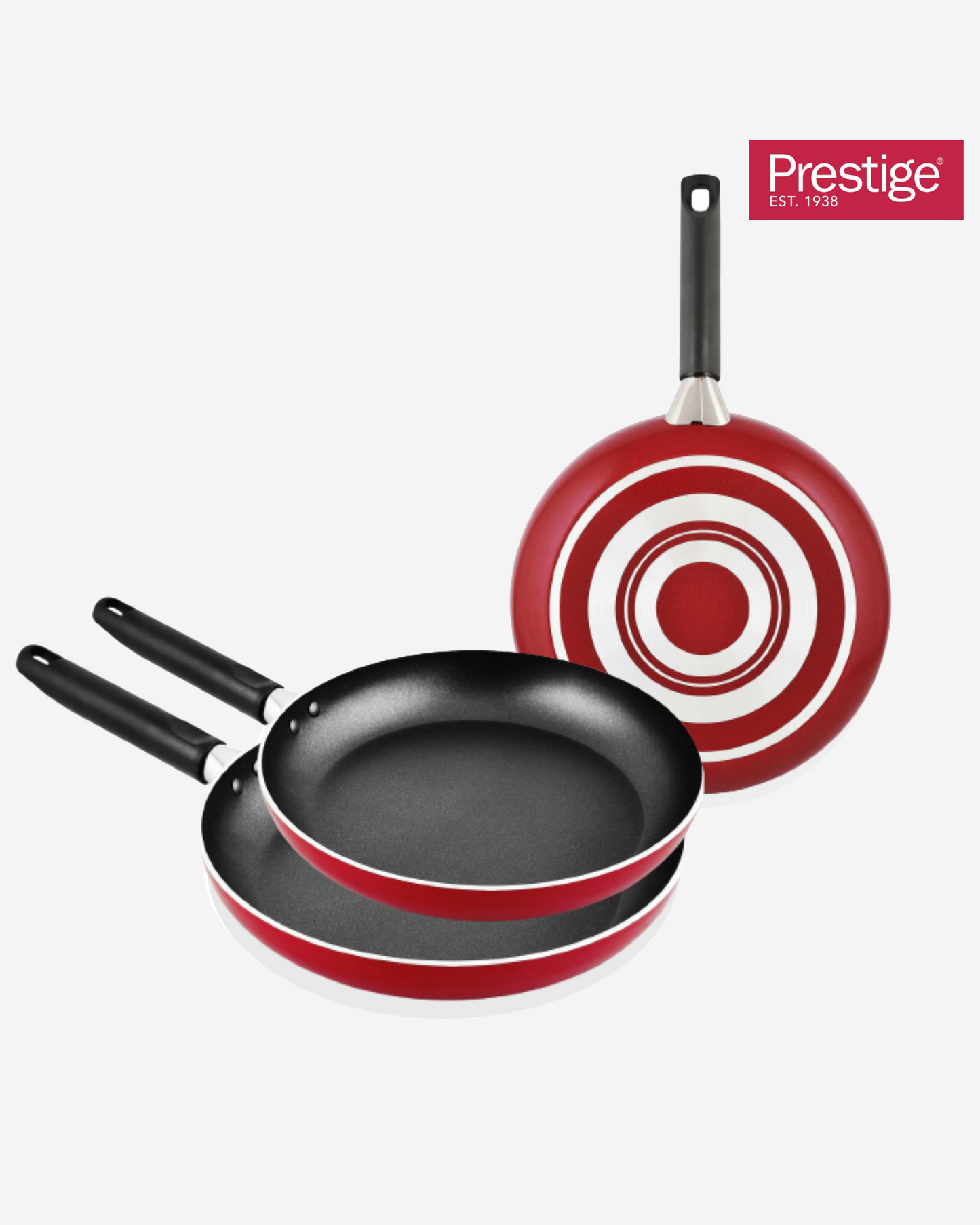 Prestige Classique Sauce Pan 20cm Non-Stick Red