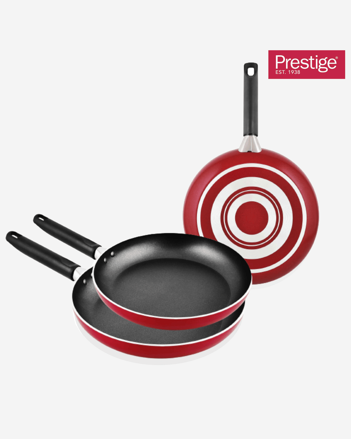 Prestige Classique Fry Pan 30cm Non-Stick Red
