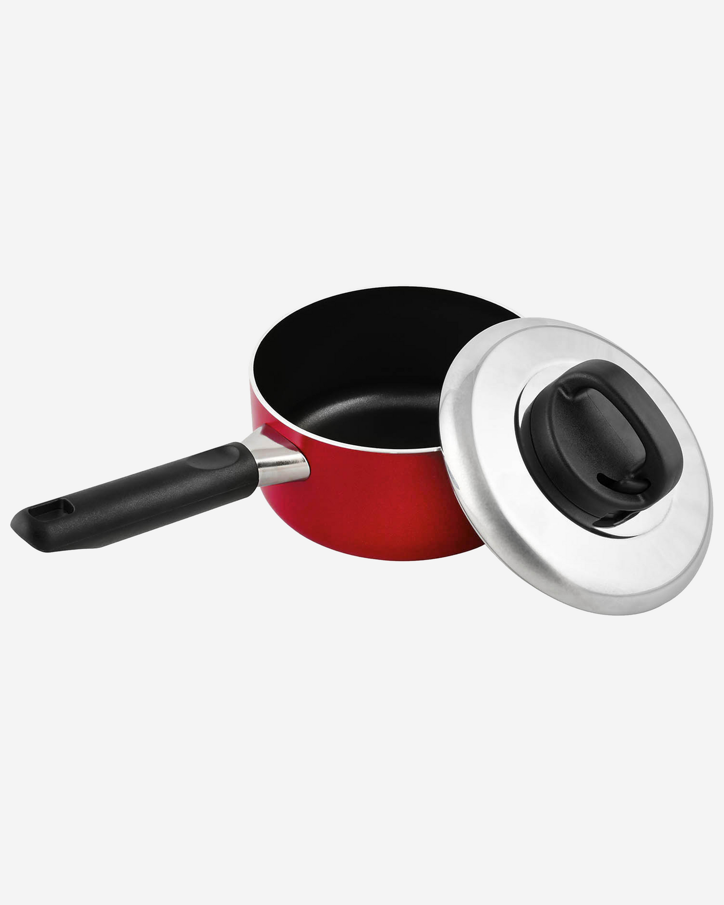 Prestige Classique Casserole 24cm Non-Stick Red SS Lid