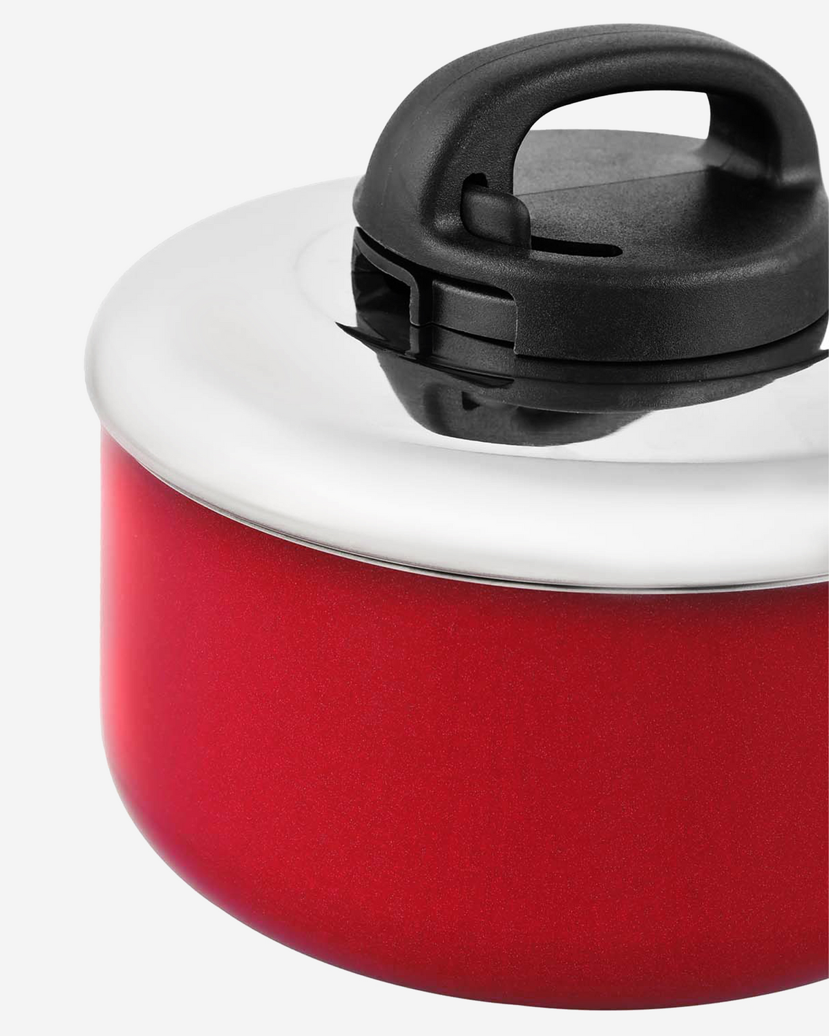 Prestige Classique Casserole 24cm Non-Stick Red SS Lid