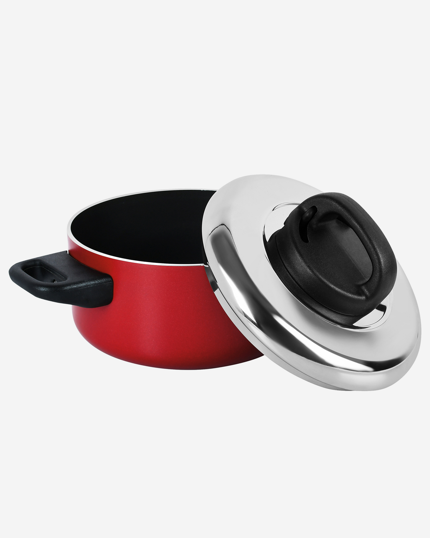 Prestige Classique Casserole 30cm Non-Stick Red SS Lid