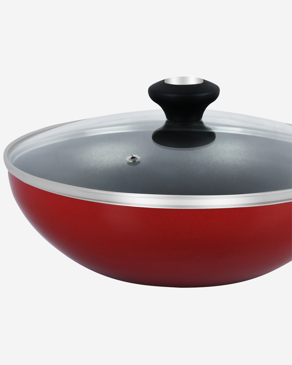Prestige Classique Casserole 16cm 1.4L Non-Stick Red SS Lid