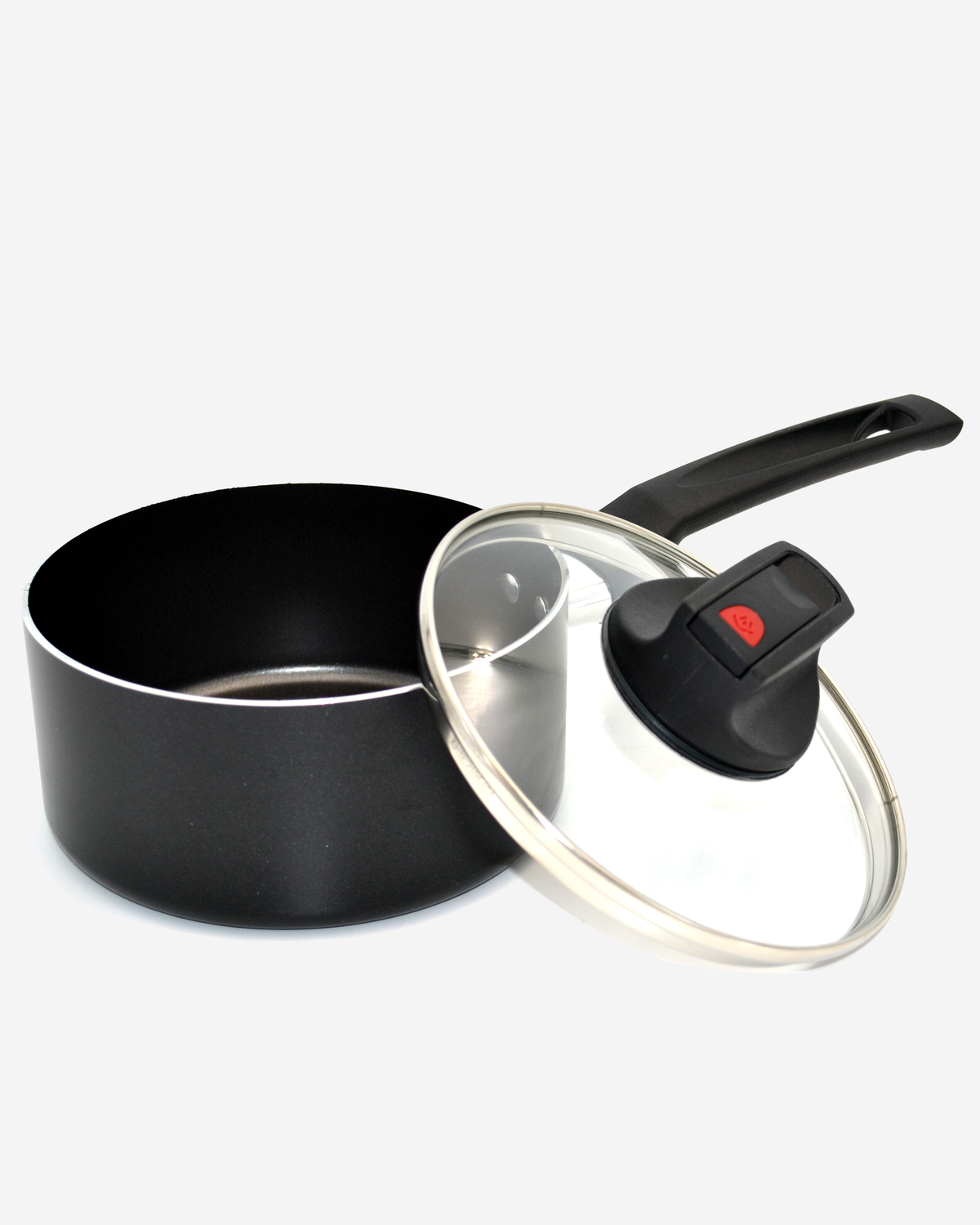 Prestige Safecook Casserole 20cm Black Glass Lid