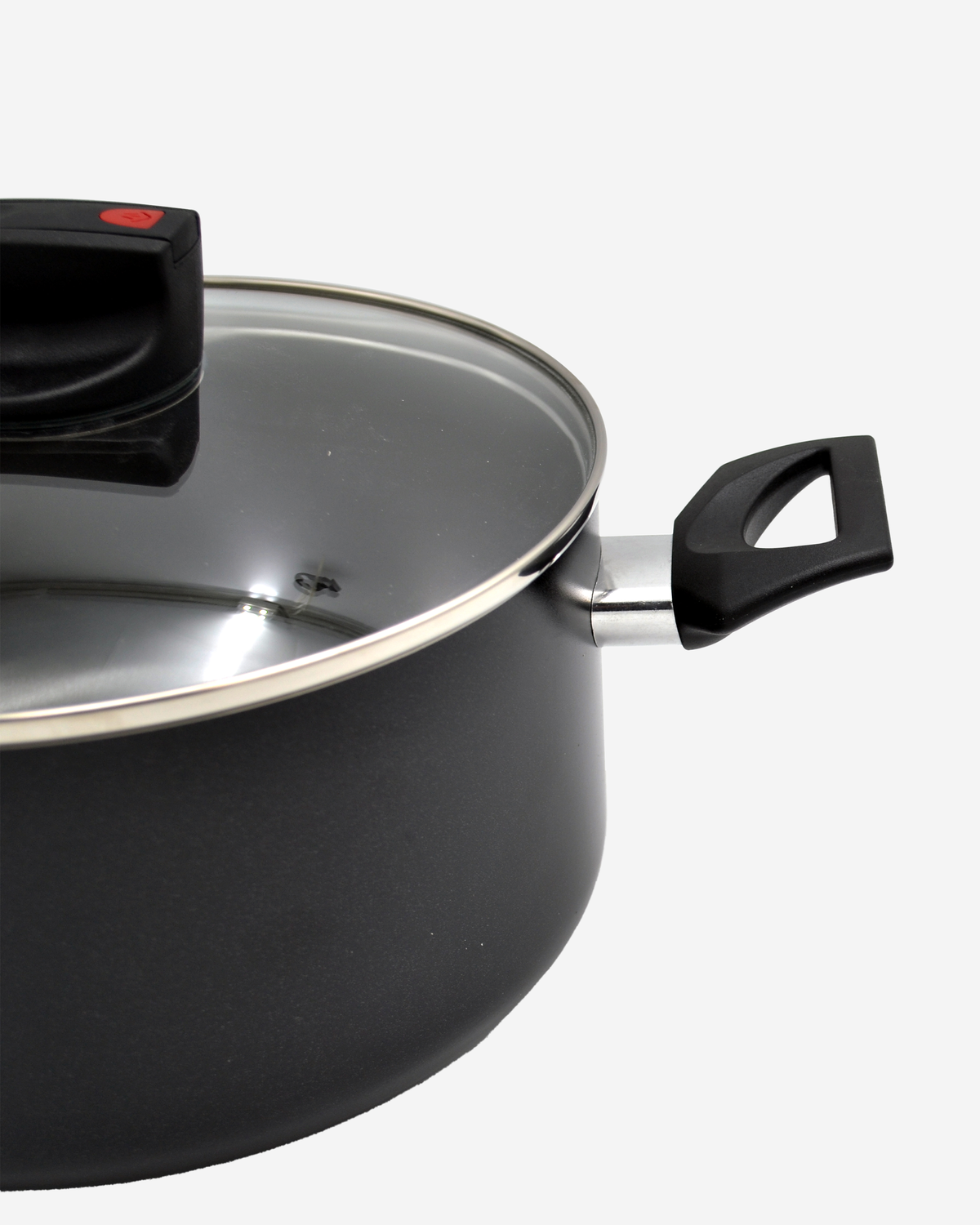 Prestige Safecook Stockpot 28cm 8L Black Covered