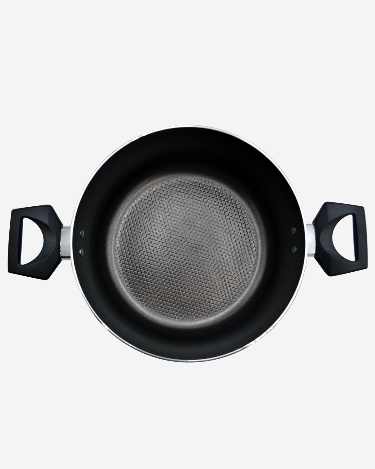 Prestige Safecook Stockpot 28cm 8L Black Covered