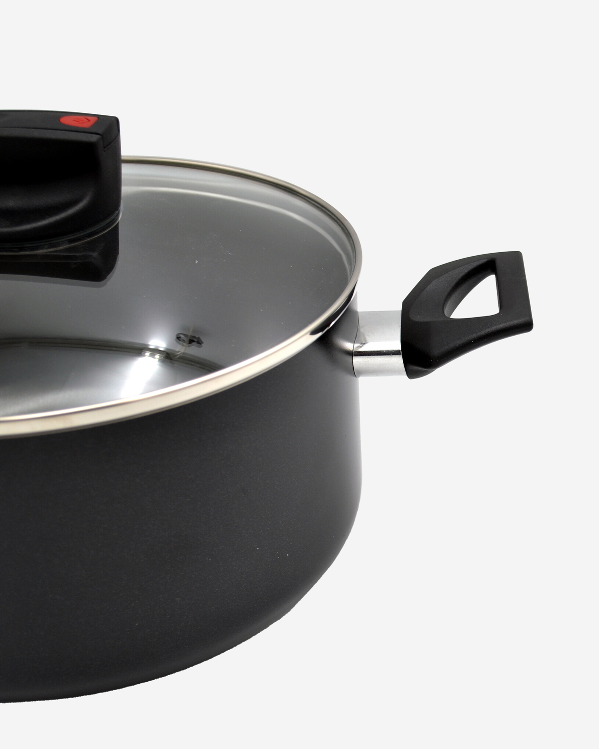 Prestige Safecook Stockpot 30cm Black Covered