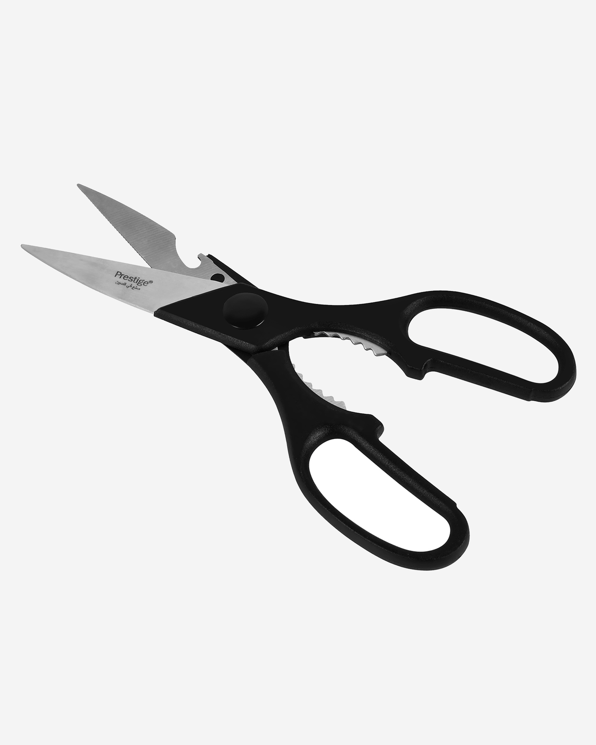 Prestige Knife Block Set 7Pc Stainless Steel with Scissors