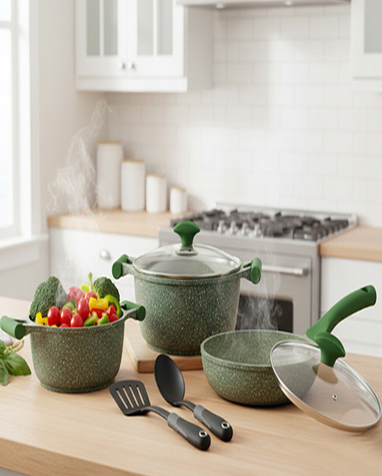 Prestige Granite Set 7Pc Blue