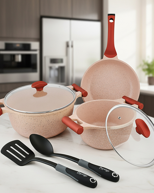 Prestige Granite Set 7Pc Pink