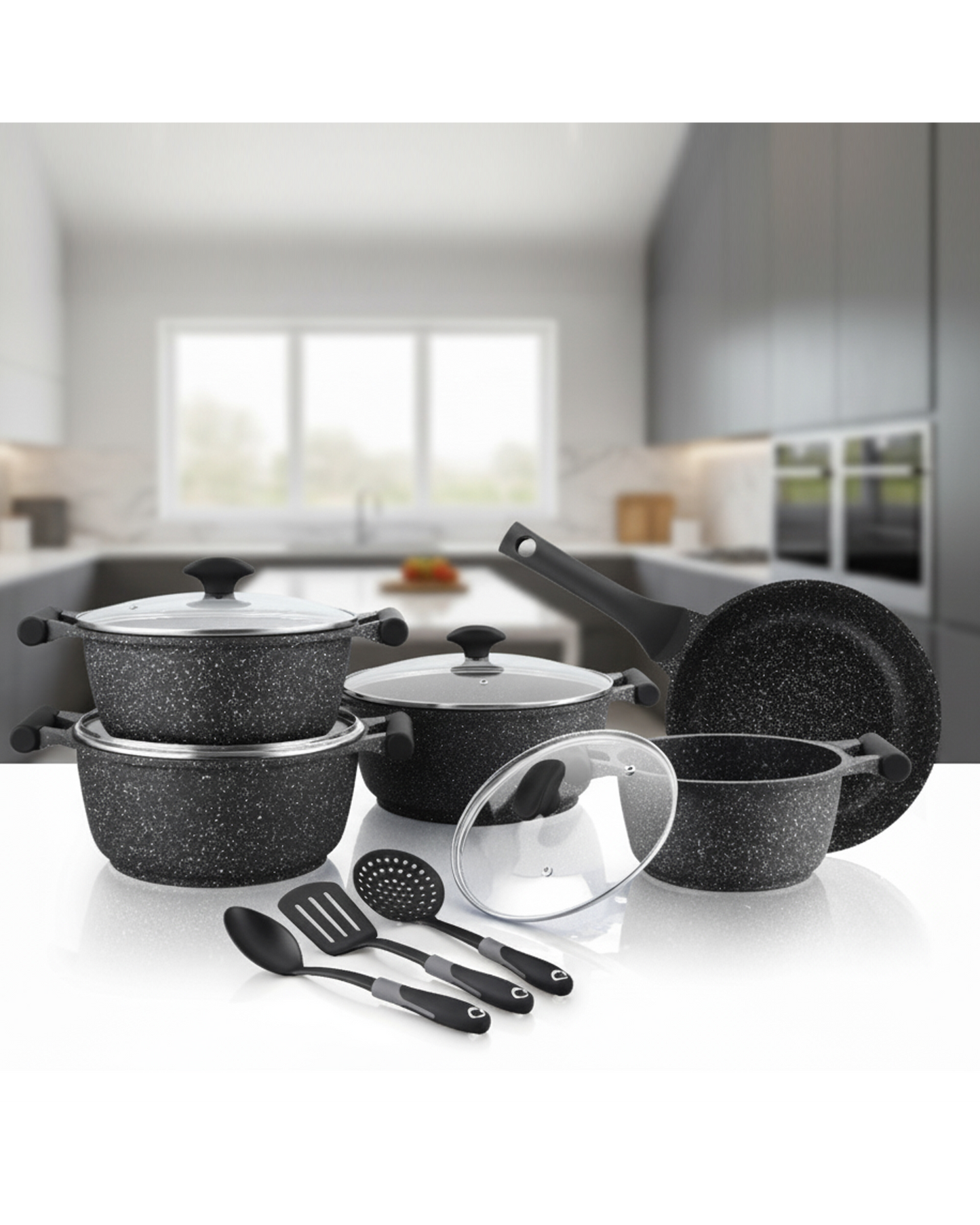 Prestige Granite Set 12Pc Green