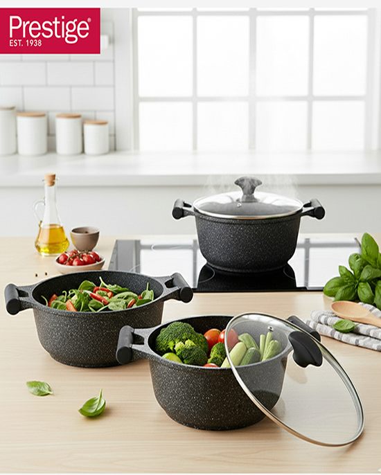 Prestige Granite Set 6Pc Pink