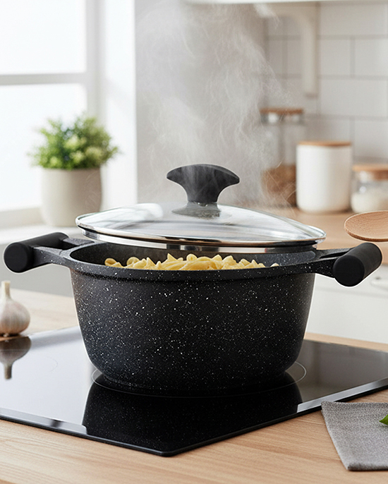 Prestige Granite Set 6Pc Black