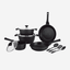 Prestige Granite Set 11Pc Black
