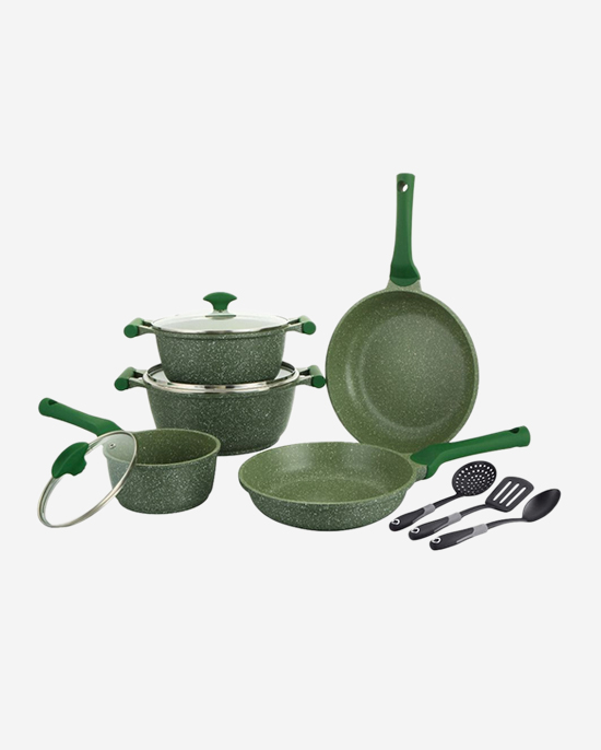 Prestige Granite Set 11Pc Green