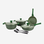 Prestige Granite Set 9Pc Green