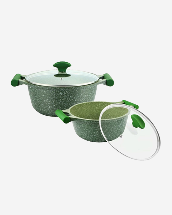 Prestige Granite Set 9Pc Green