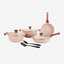 Prestige Granite Set 9Pc Pink