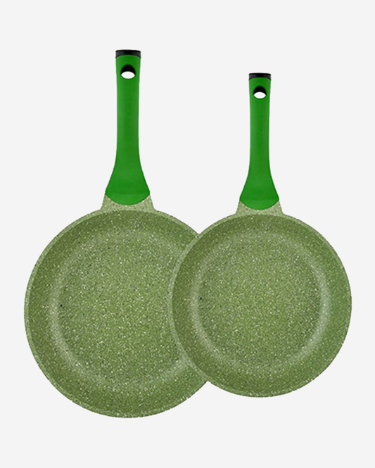 Prestige Granite Combo 2Pc Fry Pan 24+28Cm Green