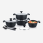 Prestige Granite Set 10Pc Black