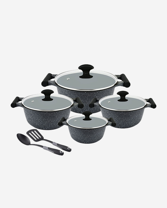 Prestige Granite Set 10Pc Black