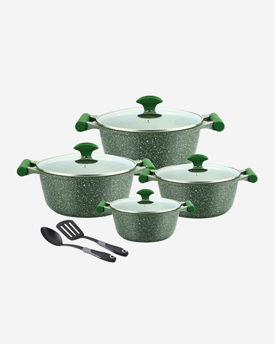 Prestige Granite Set 10Pc Green
