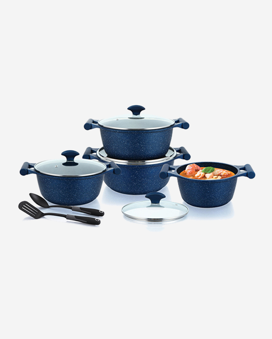 Prestige Granite Set 10Pc Blue