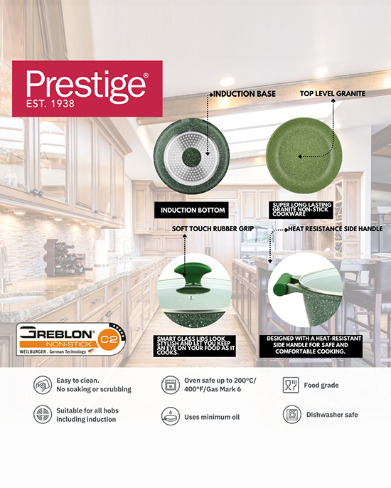 Prestige Granite Set 10Pc Blue