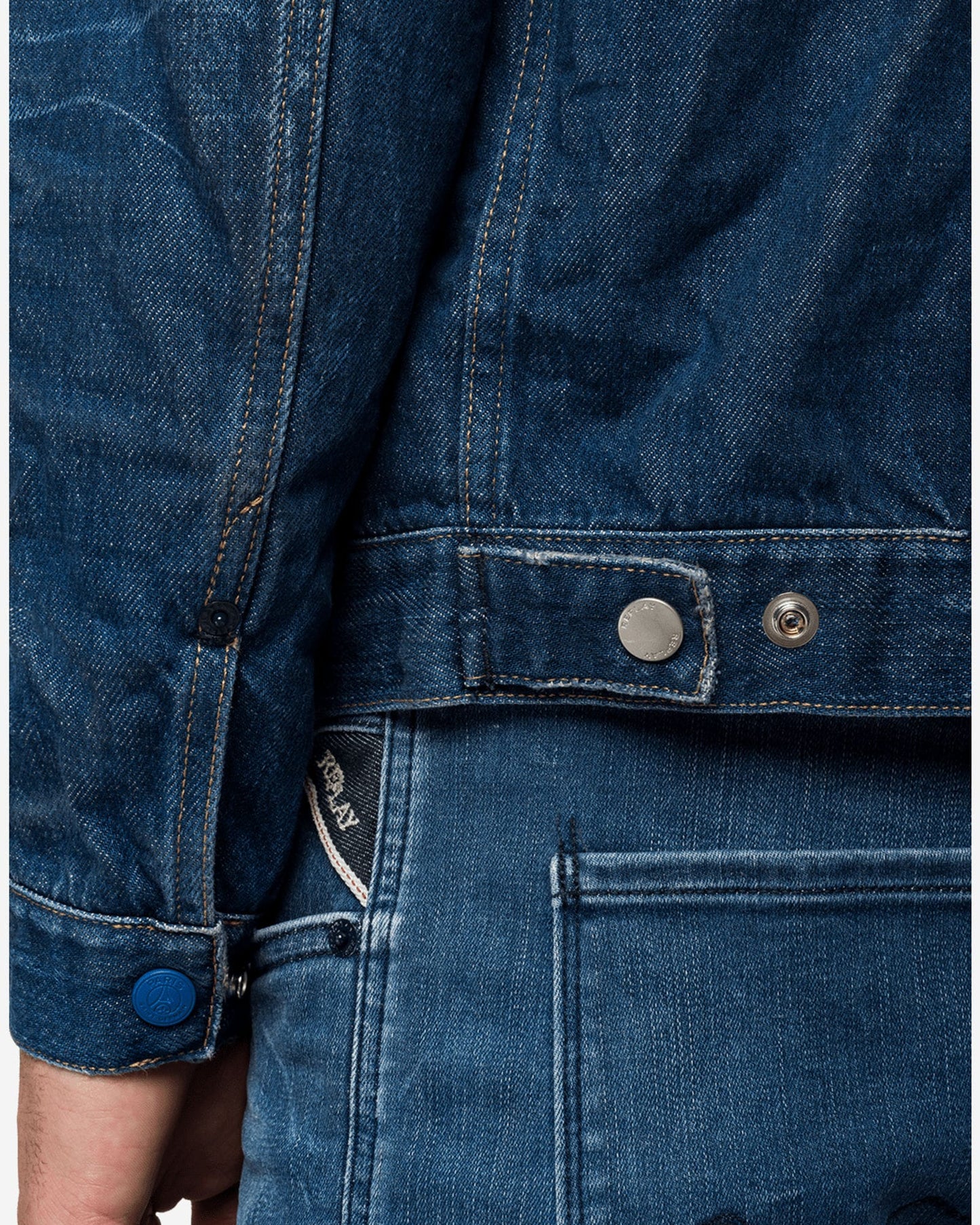 REPLAY PSG BRIGHT BLUE JACKET