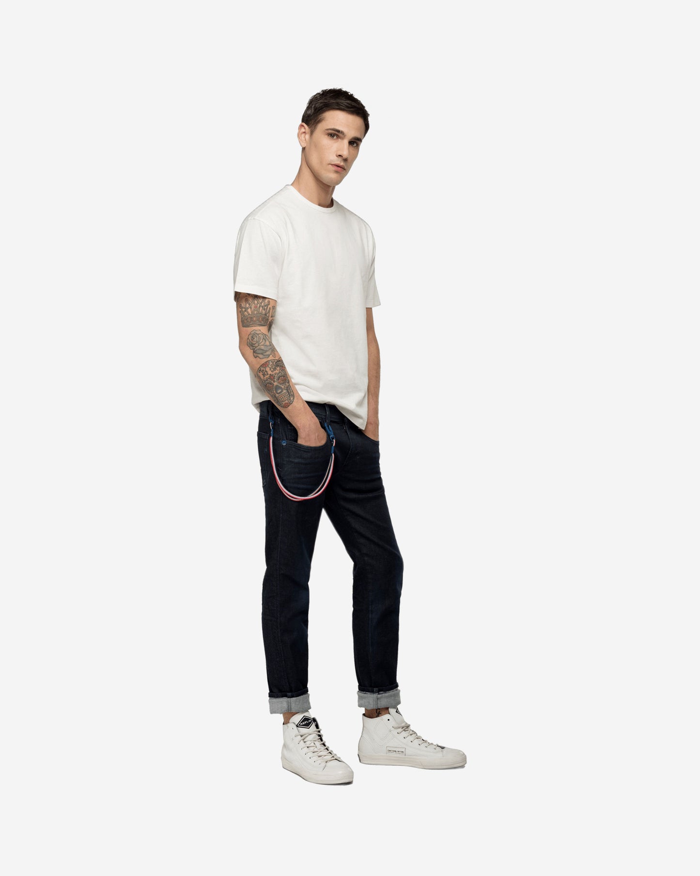 REPLAY PSG ANBASS HYPERFLEX BIO SLIM-FIT JEANS