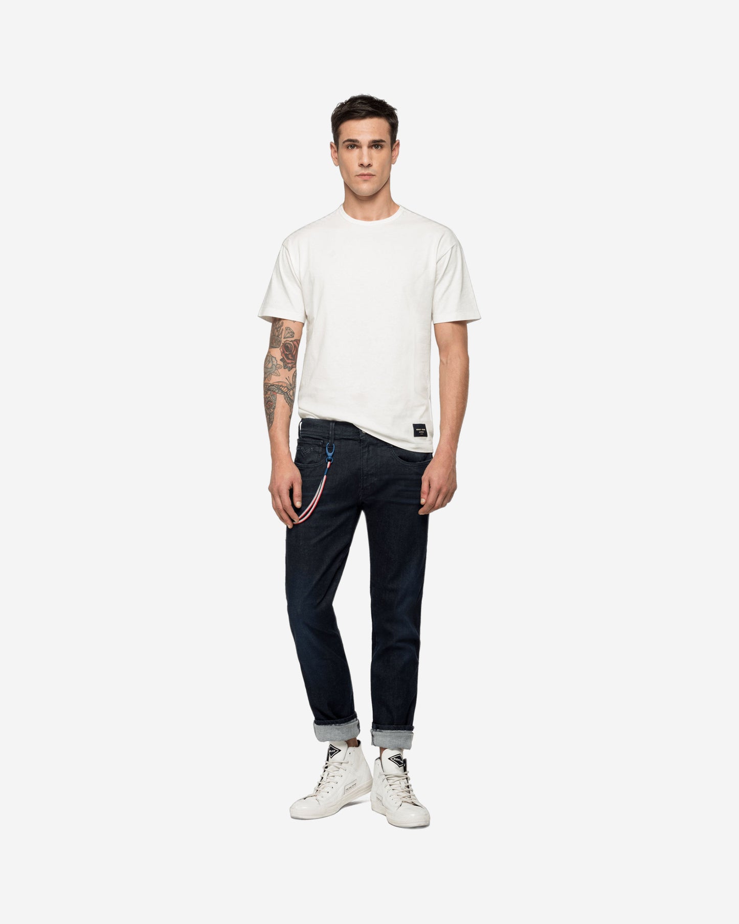REPLAY PSG ANBASS HYPERFLEX BIO SLIM-FIT JEANS