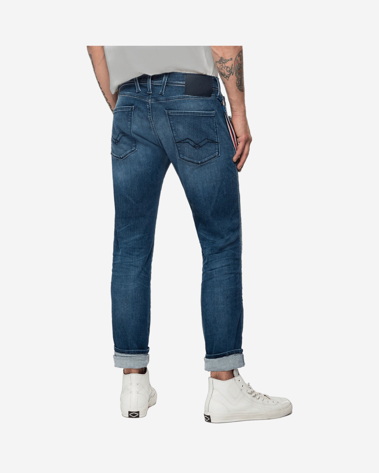 REPLAY PSG ANBASS HYPERFLEX BIO SLIM-FIT JEANS