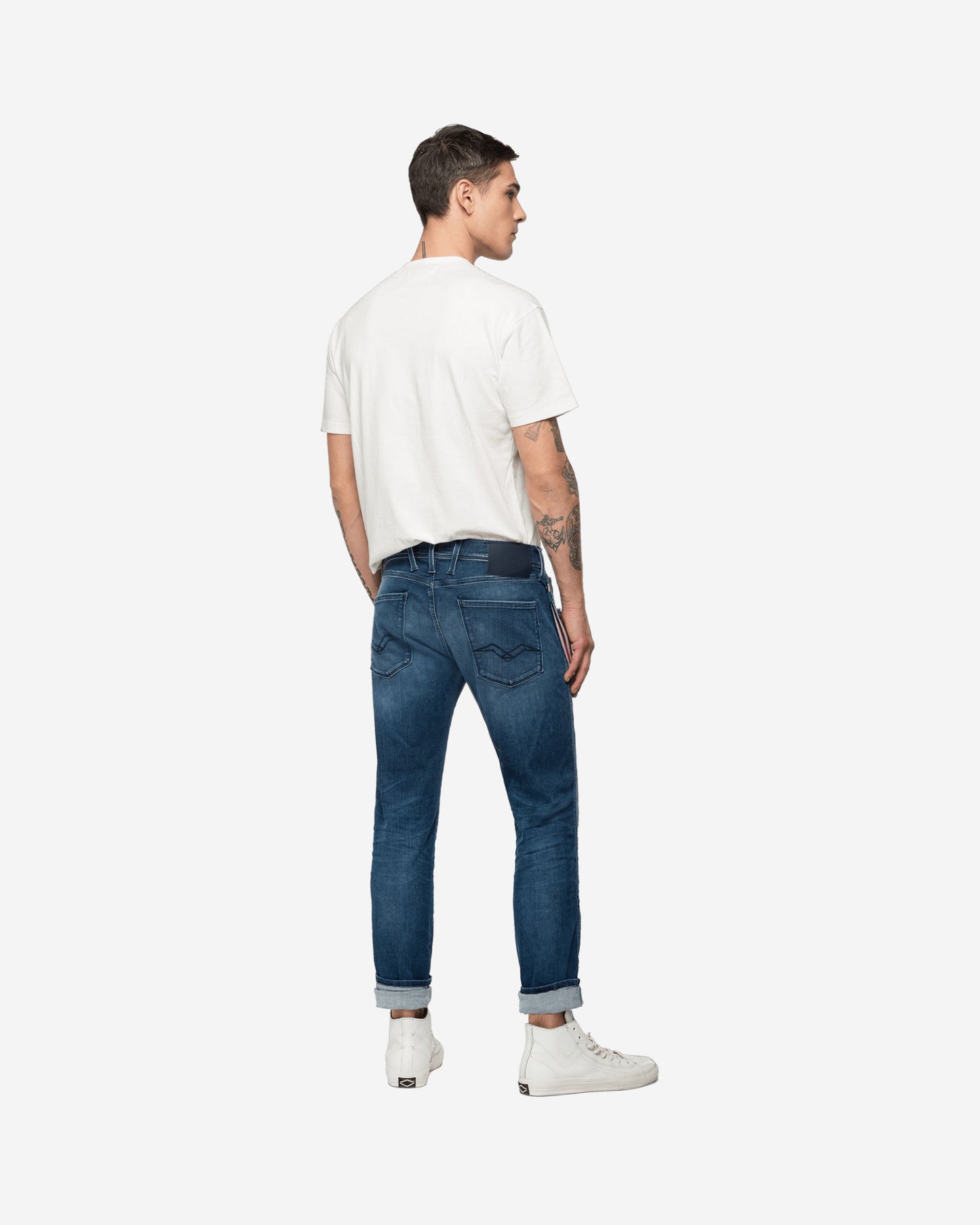REPLAY PSG ANBASS HYPERFLEX BIO SLIM-FIT JEANS