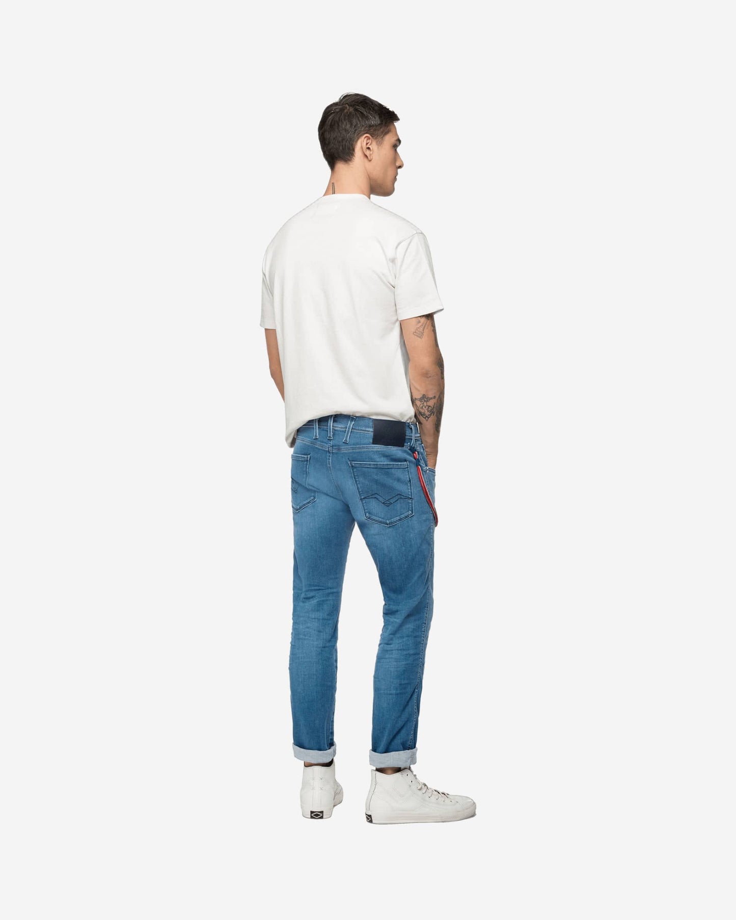 REPLAY PSG ANBASS HYPERFLEX BIO SLIM-FIT JEANS