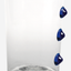 Zafferano Petoni Tumbler Transparent Blue Set 6