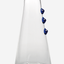 Zafferano Petoni Carafe Transparent Blue