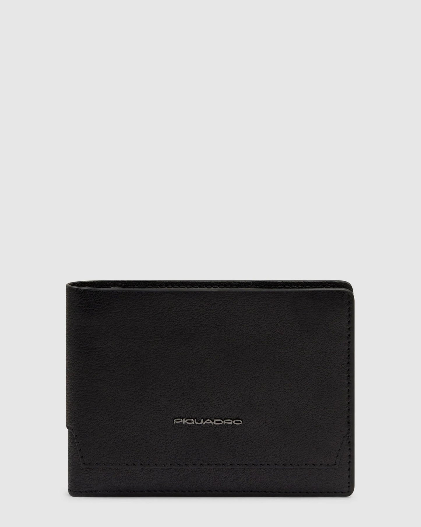 S141 SOLM MEN¿S LEATHER WALLET WITH COIN POCKET BLACK