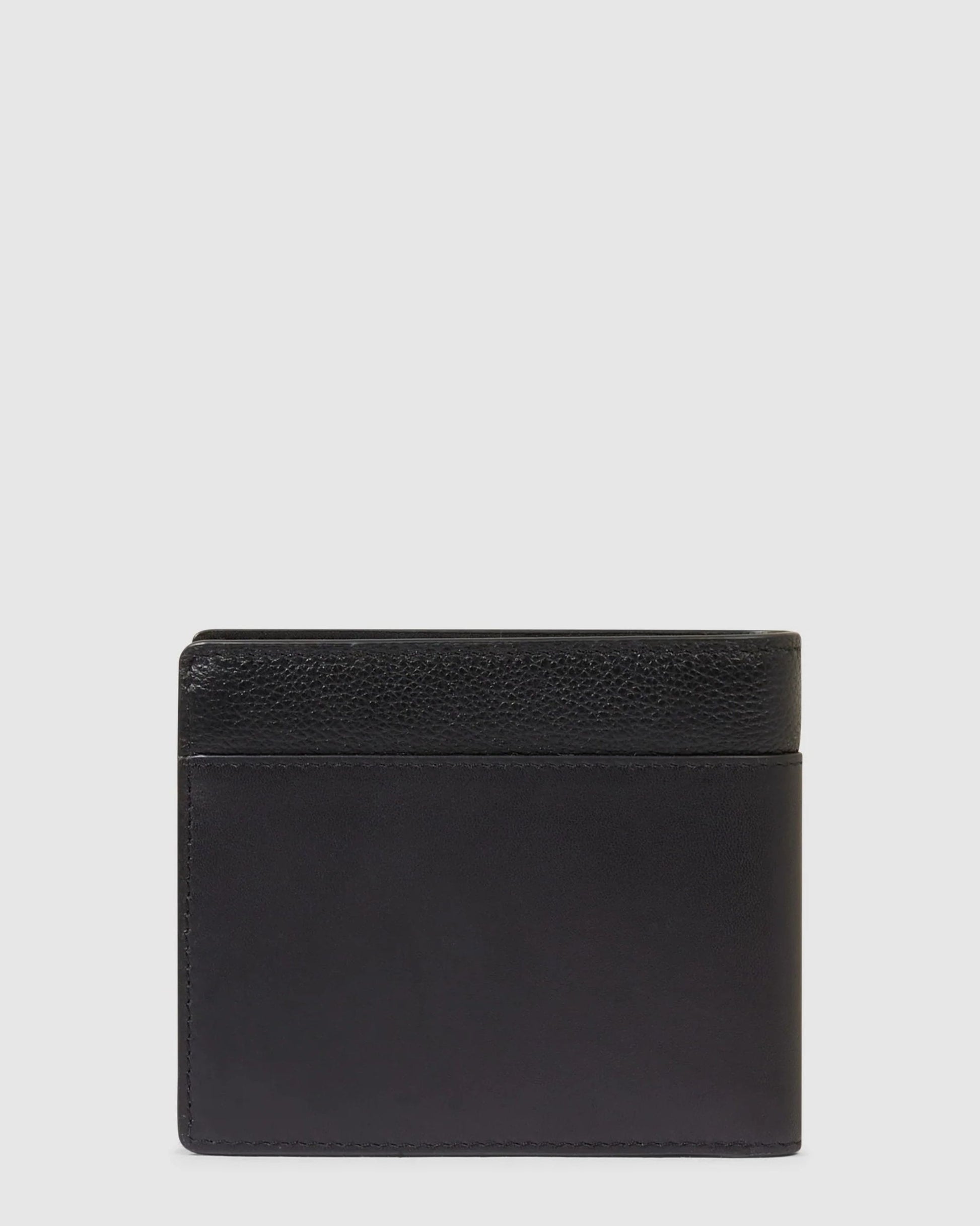 S142 AEL MEN¿S LEATHER WALLET WITH COIN POCKET CREDIT CARD BLACK
