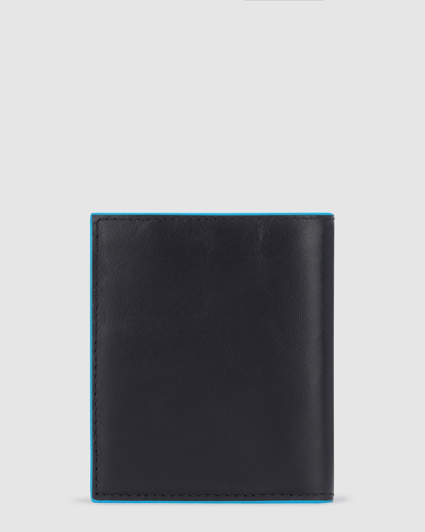 Piquadro Blue Square Credit Card Wallet Black