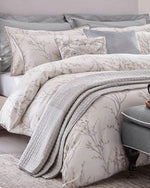 Laura Ashley "Pussy Willow" Duvet Cover Set in Dove Grey