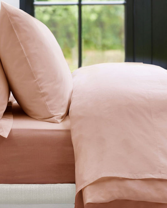 Jasper Conran "300 Thread Count Organic" Duvet Cover in Pale Pink