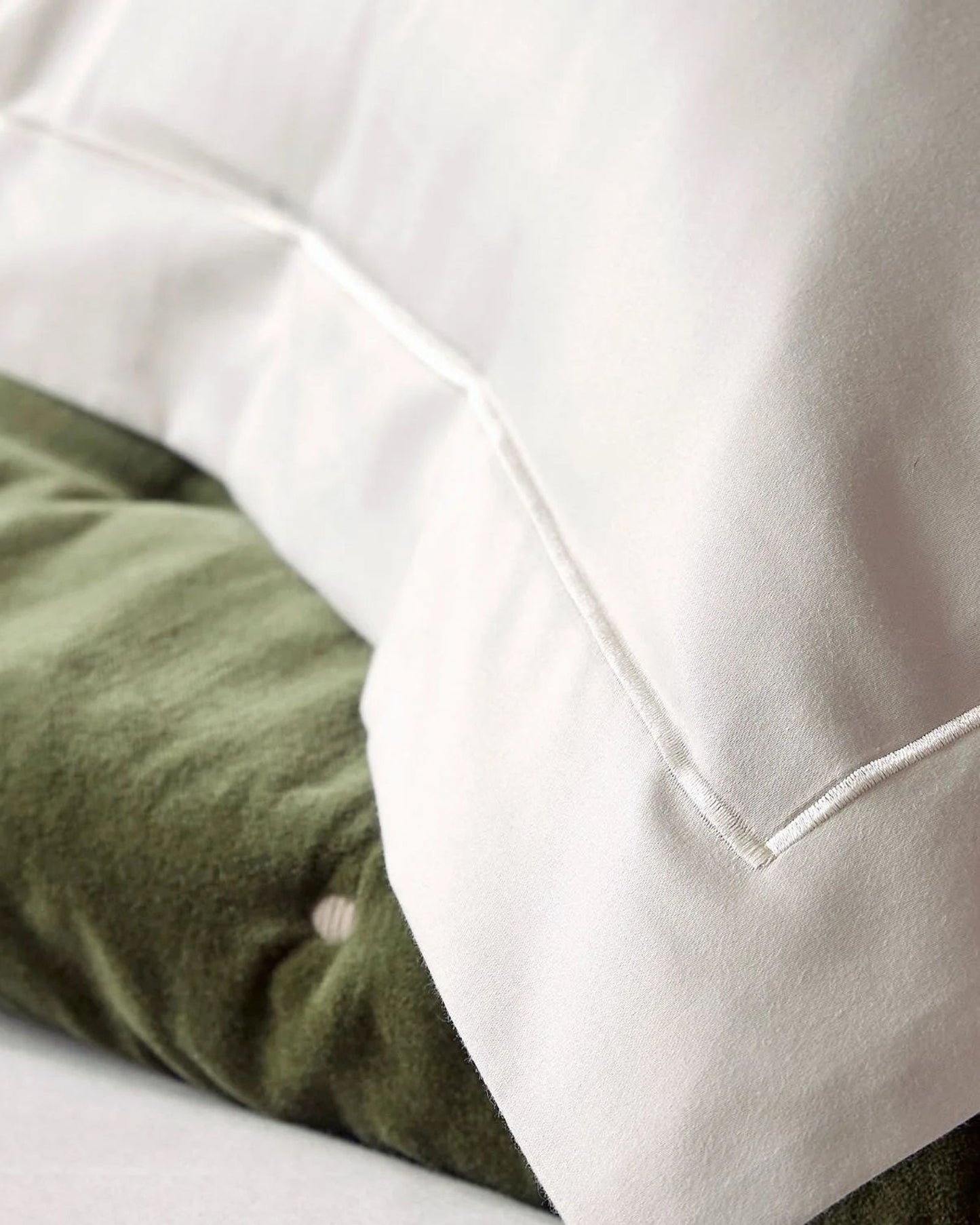Christy Supima Bed Linen 500TC Parchment Stitch