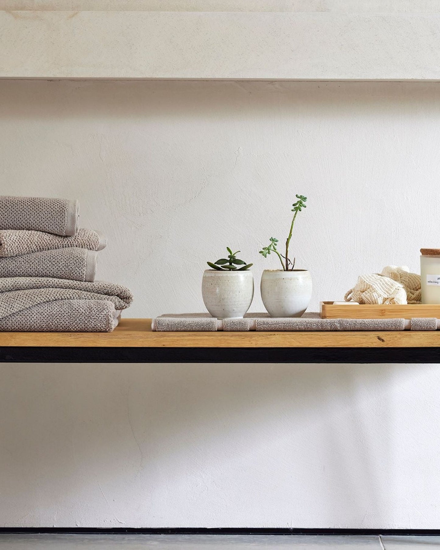 Christy "Brixton" Bath Towels Collection in Pebble