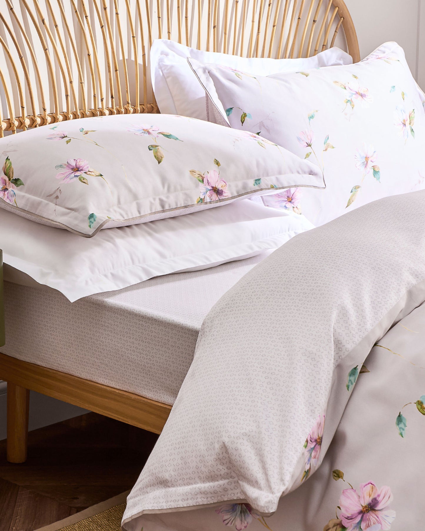 Christy "Perdita" Duvet Cover Set in Blush