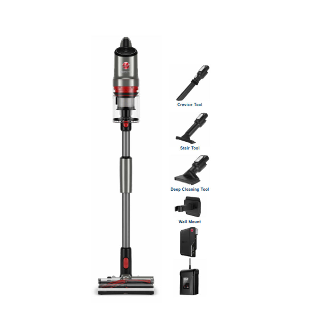 Hoover HomePro Plus Cordless Vacuum Cleaner CLSV-HPMA, reach anywhere with FlexiClean Pole, 45 Minutes Runtime for a Whole Home Clean